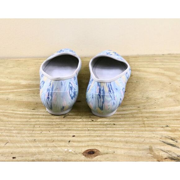 New Crocs Shoes Women 9 Floral Print Comfort Eve Graphic Pastel Slip On - Picture 3 of 5